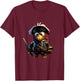 Pirate Chicken Buccaneer Pirate Costume Kids Boys T-Shirt - T-Shirt | Maroon