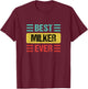 Milker T-Shirt - T-Shirt | Maroon