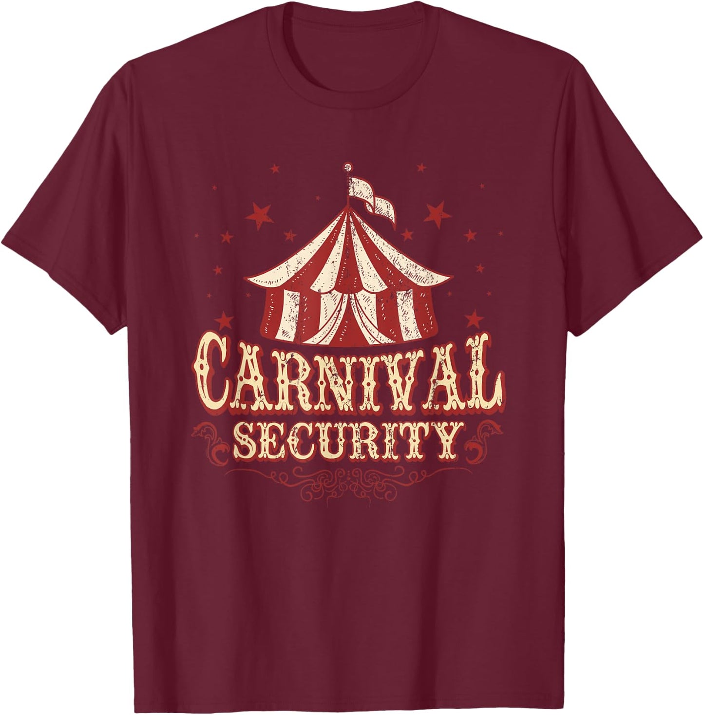 Carnival Security Shirt - Carnival Party Shirts - Carnival T-Shirt - T-Shirt | Maroon