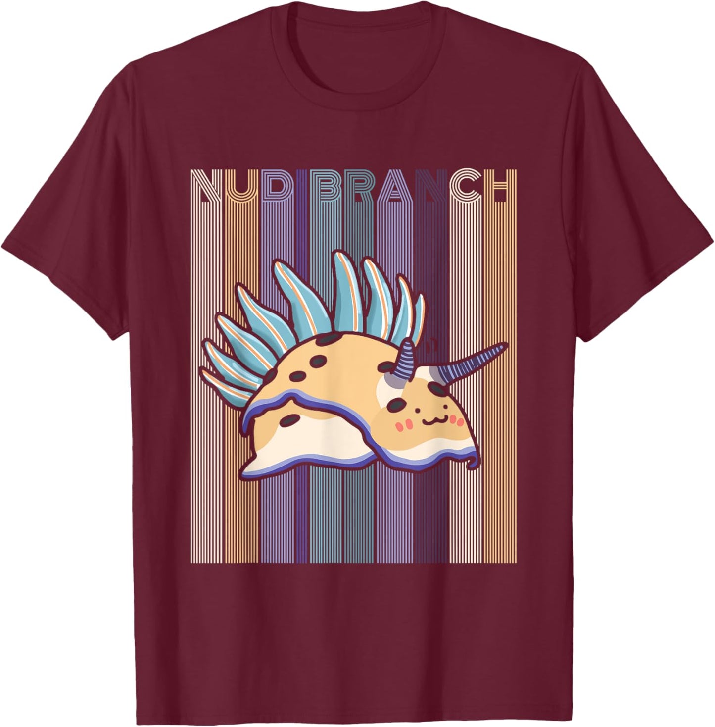 NUDIBRANCH Design for a Nudibranch expert T-Shirt - T-Shirt | Maroon