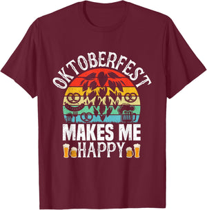 Oktoberfest 2025 Funny Oktoberfest 2025 Costume Men Women T-Shirt - T-Shirt | Maroon