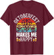 Oktoberfest 2025 Funny Oktoberfest 2025 Costume Men Women T-Shirt - T-Shirt | Maroon