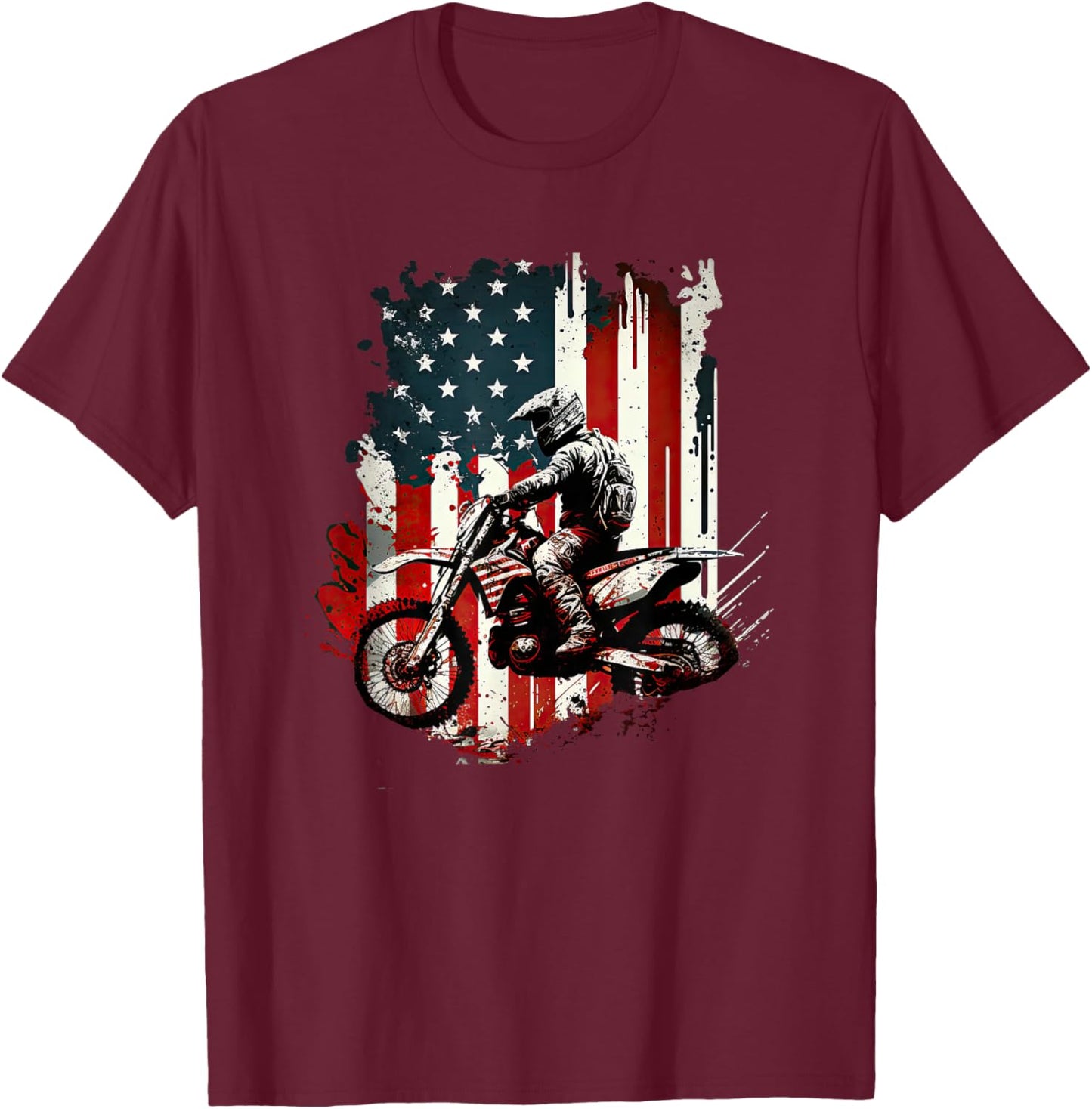 Motocross Supercross FMX Riders Dirt Bike Freestyle motocro T-Shirt - T-Shirt | Maroon