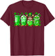 Chihuahua Inside Cup Coffees St. Patrick's Day Shamrocks T-Shirt - T-Shirt | Maroon