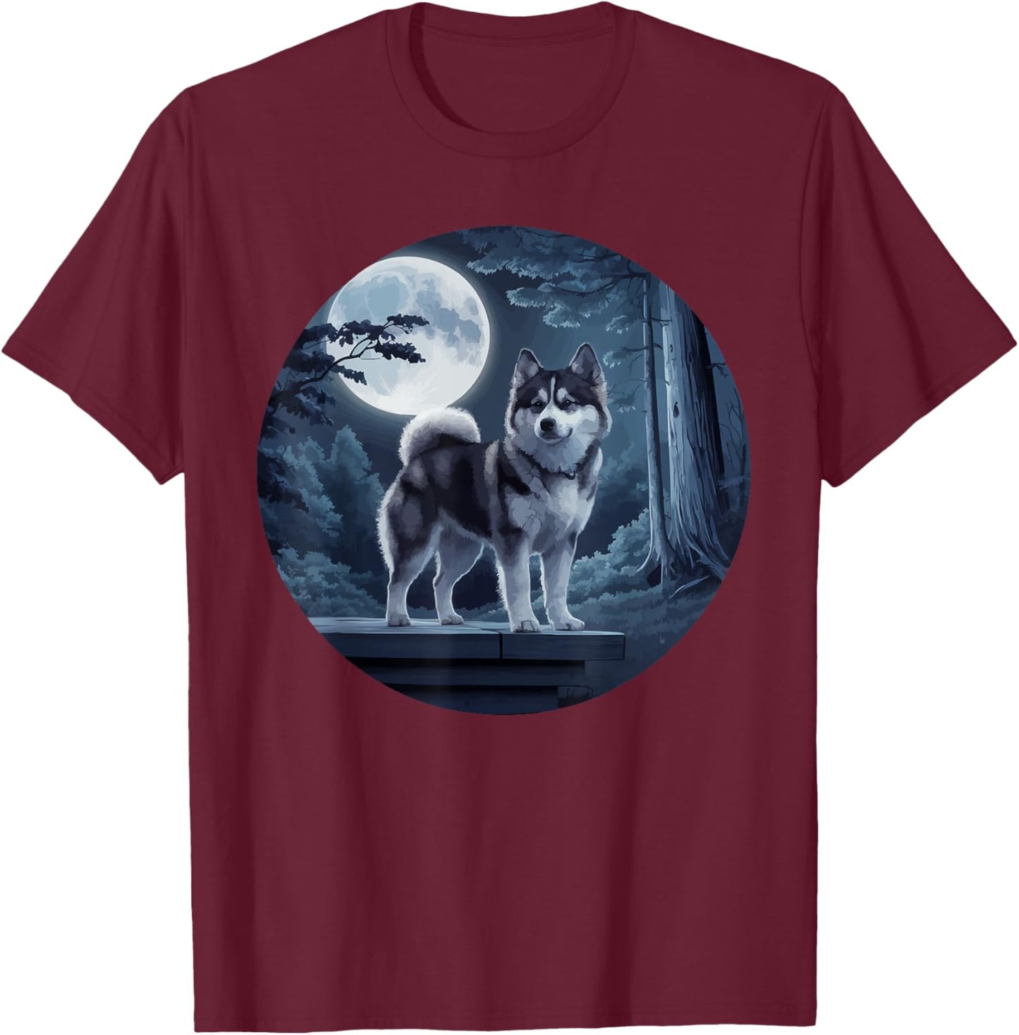 Pomsky Owner Dog Lover Puppy Pomeranian Siberian Husky Women T-Shirt - T-Shirt | Maroon