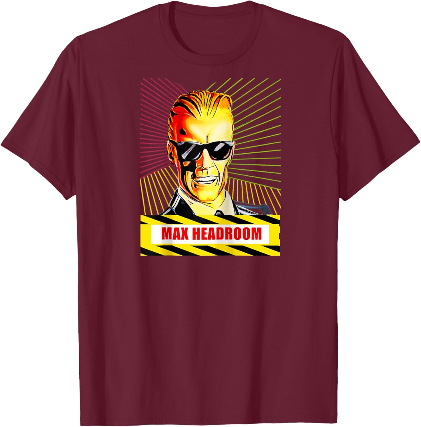 Actor is talented max and headroom beautiful people 6 Raglan Baseball T-Shirt - T-Shirt | Maroon