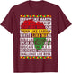 Black History Month dream Like African leader Men Women T-Shirt - T-Shirt | Maroon