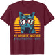 My Favorite Brother Bought Me This Shirt Funny Gift Cute Cat Men Women Kids T-Shirt - T-Shirt | Maroon