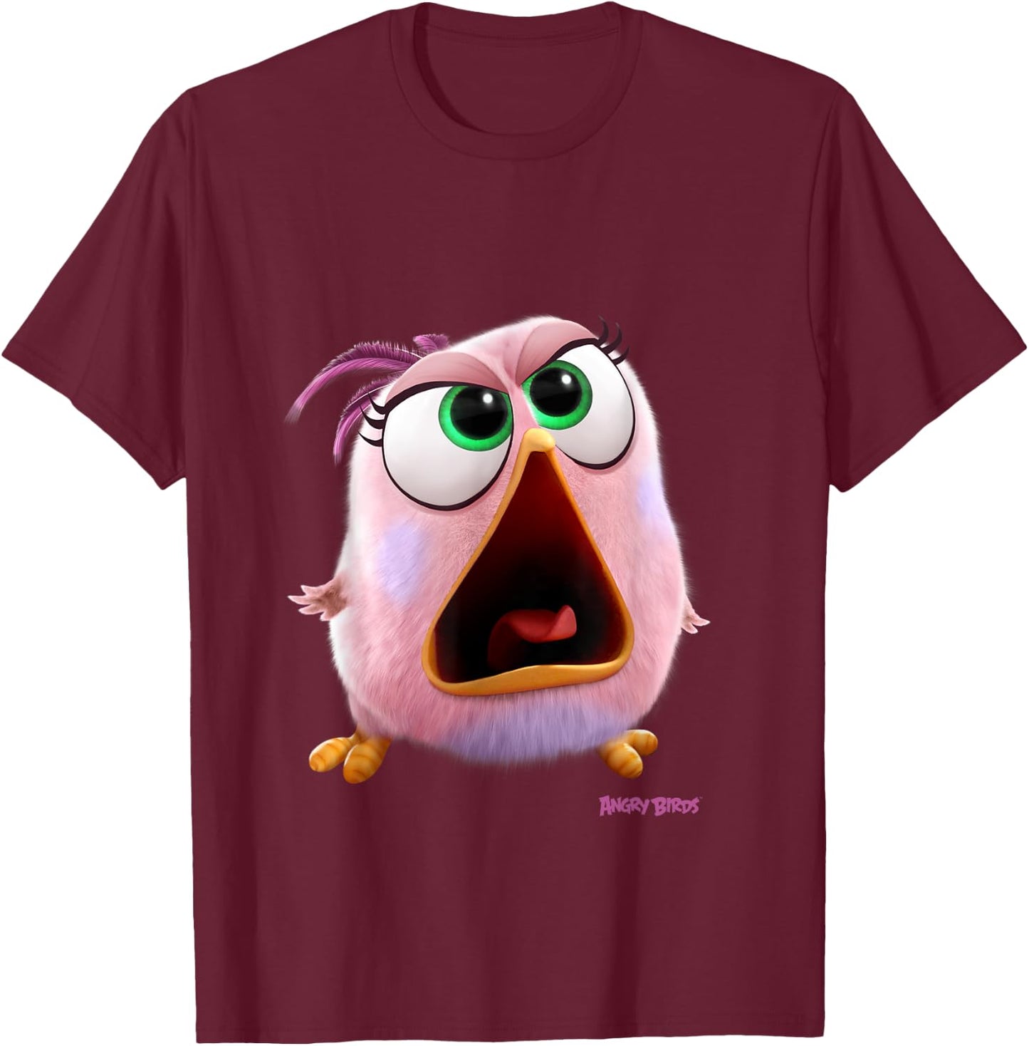 Angry Birds Angry Hatchling Official Merchandise T-Shirt - T-Shirt | Maroon