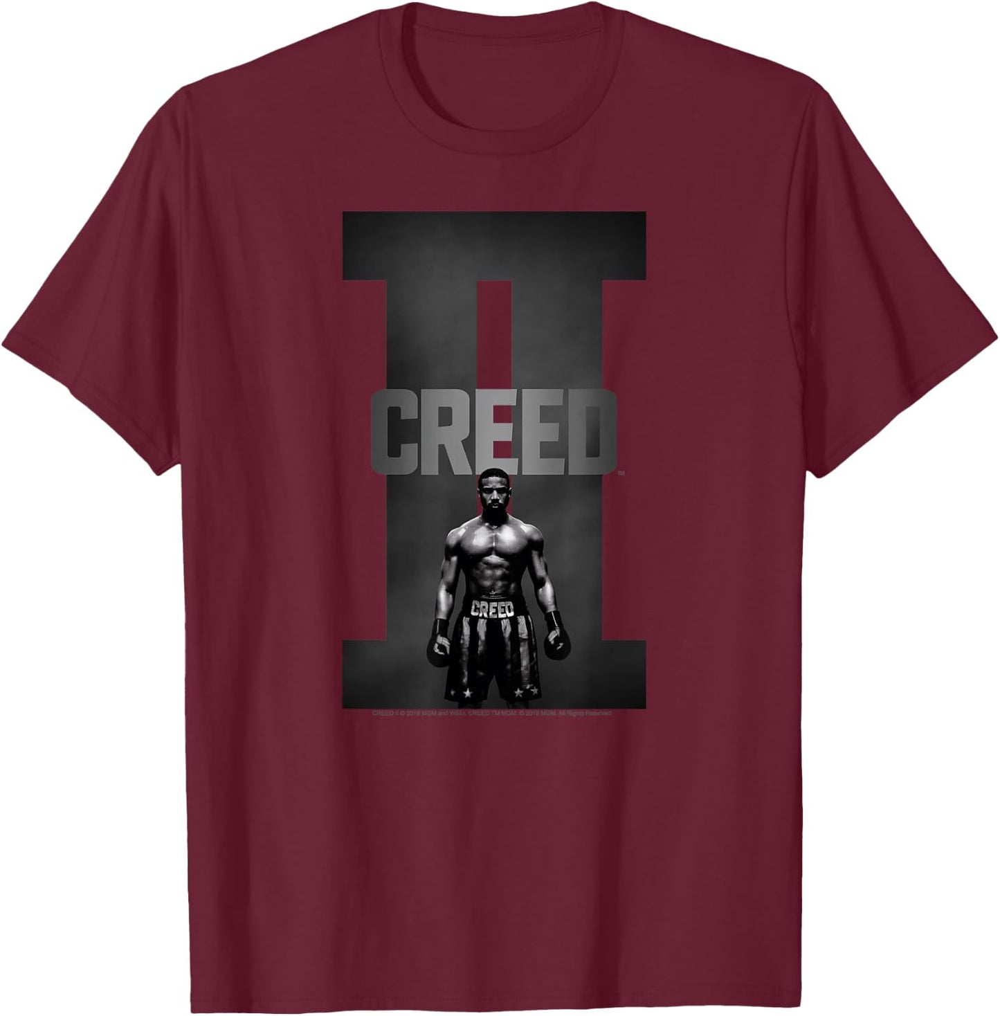 Creed 2 Movie Poster T-Shirt - T-Shirt | Maroon