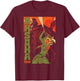 Star Wars Classic Ahsoka Tano & Darth Vader Vintage Poster T-Shirt - T-Shirt | Maroon