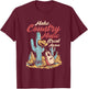Make Country Music Great Again | Western | Linedance T-Shirt - T-Shirt | Maroon