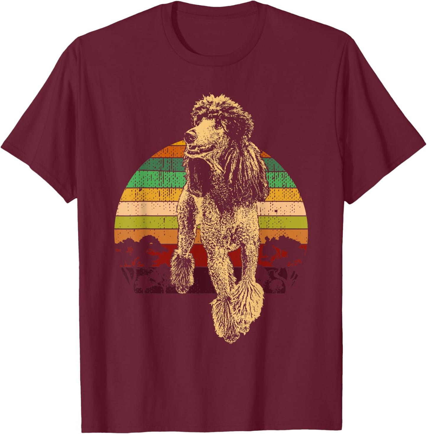 Poodle Standard Miniature & Toy Poodle Dog Women Kids T-Shirt - T-Shirt | Maroon