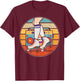 Roller Girl Skate Radio Skating Disco Retro 70s/80s T-Shirt - T-Shirt | Maroon