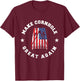 Make Cornhole Great Again Funny USA Gift | Bags toss T-Shirt - T-Shirt | Maroon