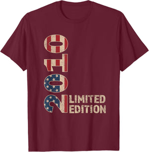 15th Birthday Gift Boy Vintage Born 2010 Turning 15 Year old T-Shirt - T-Shirt | Maroon