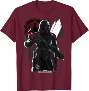 Star Wars Jedi Fallen Order Purge Trooper Dark Poster T-Shirt - T-Shirt | Maroon