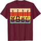 Cool Guitar Design Women Guitarist Guitar Player T-Shirt - T-Shirt | Maroon