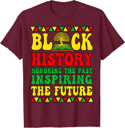 Black History T Shirts Women Black History Month Decorations T-Shirt - T-Shirt | Maroon