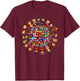 Flags of the World Cultural diversity Kids around the Globe T-Shirt - T-Shirt | Maroon