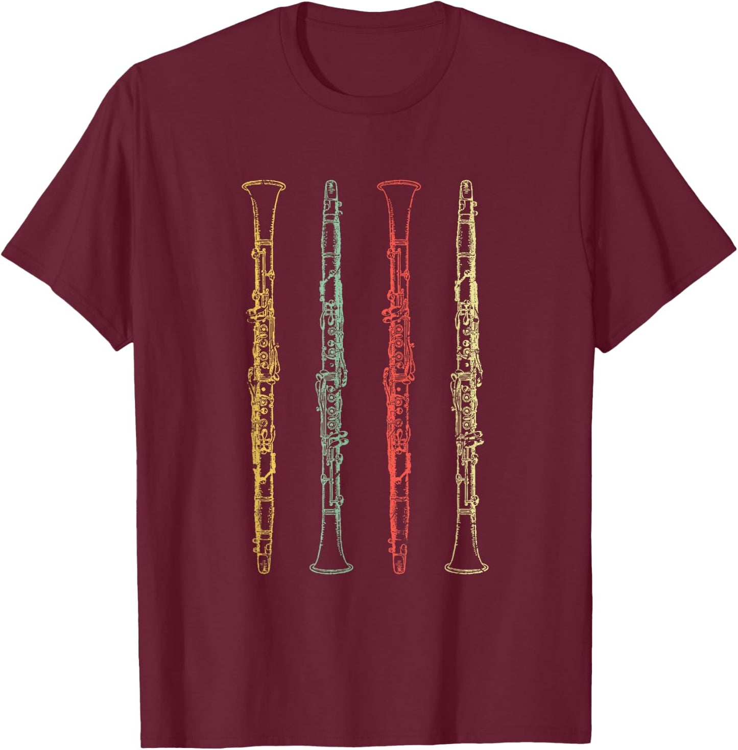 Clarinet T-Shirt - T-Shirt | Maroon