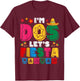 I'm Dos Let's Fiesta Sombrero 2 Years Old 2nd Birthday Kids T-Shirt - T-Shirt | Maroon