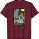 DC Comics Batman Dark Knight Faded Comic Panel T-Shirt - T-Shirt | Maroon