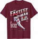 The Fastest Man in The World Elly De La Cruz Cincinnati T-Shirt - T-Shirt | Maroon