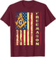 Freemason US Flag 4th of July Independence Parents' Day T-Shirt - T-Shirt | Maroon