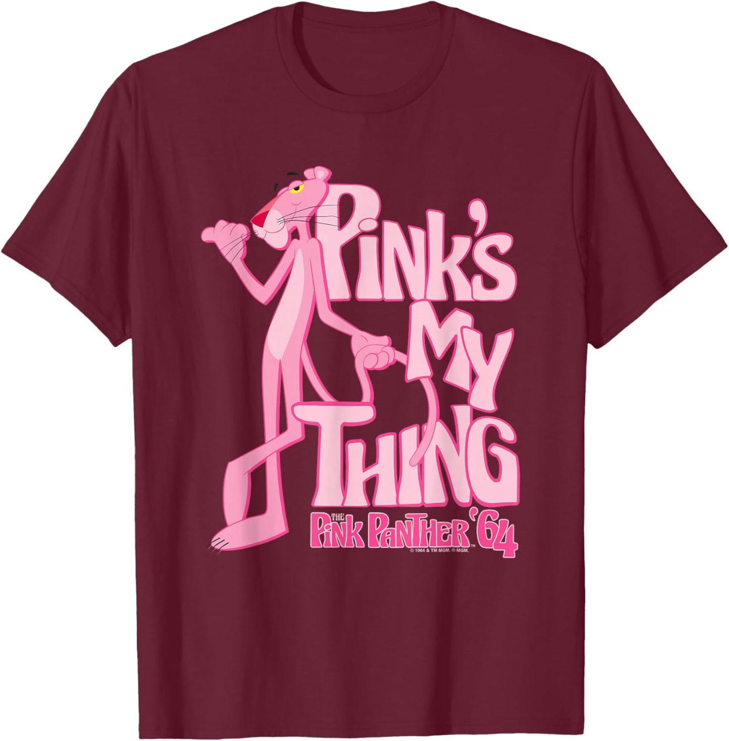 Pink Panther Pink's My Thing T-Shirt - T-Shirt | Maroon