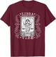 Libra Vibe, Tarot Card Graphic Libra Gifts , Small, Black T-Shirt - T-Shirt | Maroon