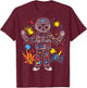 Space Boom | Men Women (S-6XL) | Graphic T-Shirt - T-Shirt | Maroon
