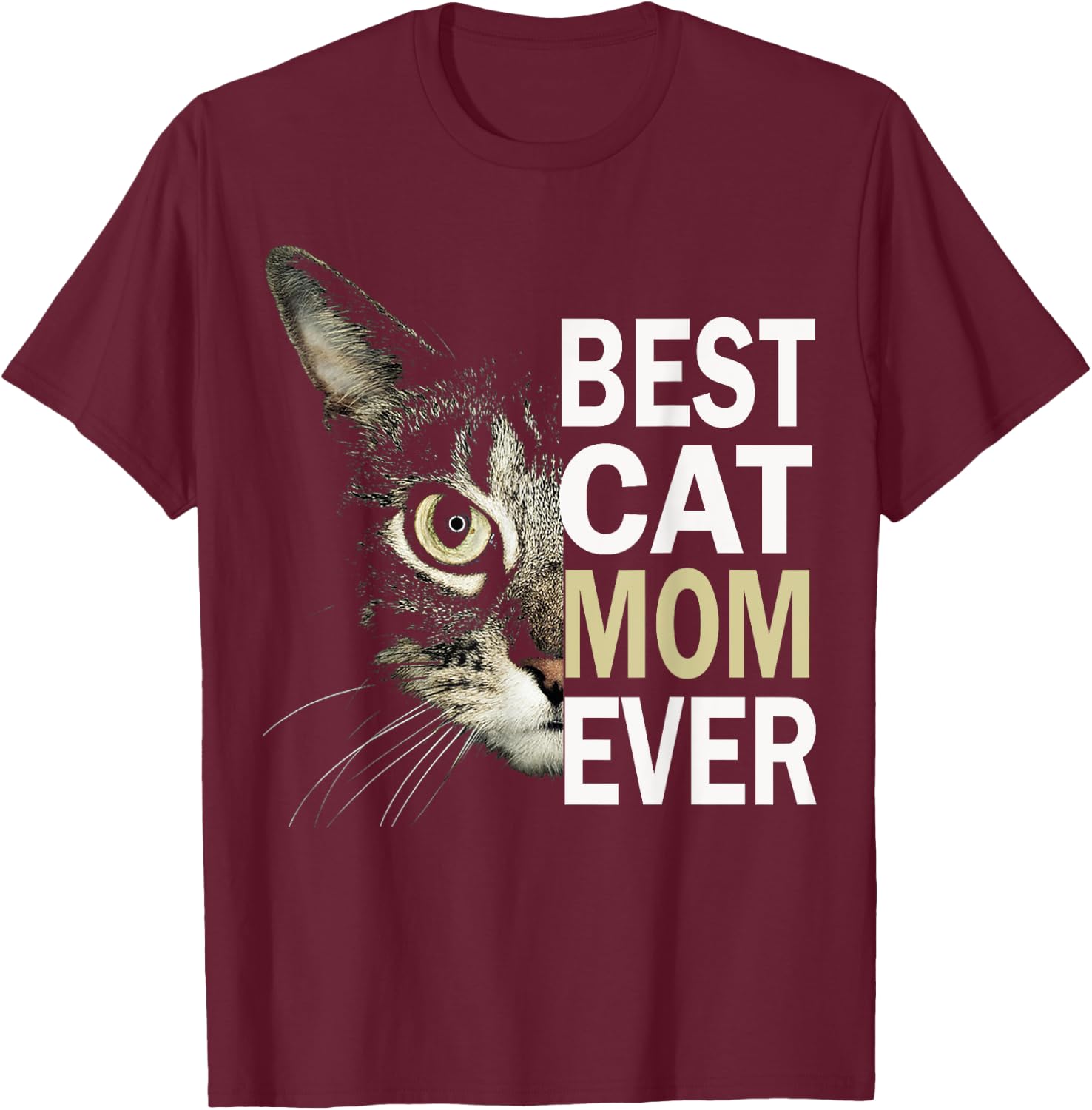 Cat mom, best cat mom, best cat mom ever, cat mom t shirt Women Kids T-Shirt - T-Shirt | Maroon