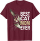 Cat mom, best cat mom, best cat mom ever, cat mom t shirt Women Kids T-Shirt - T-Shirt | Maroon