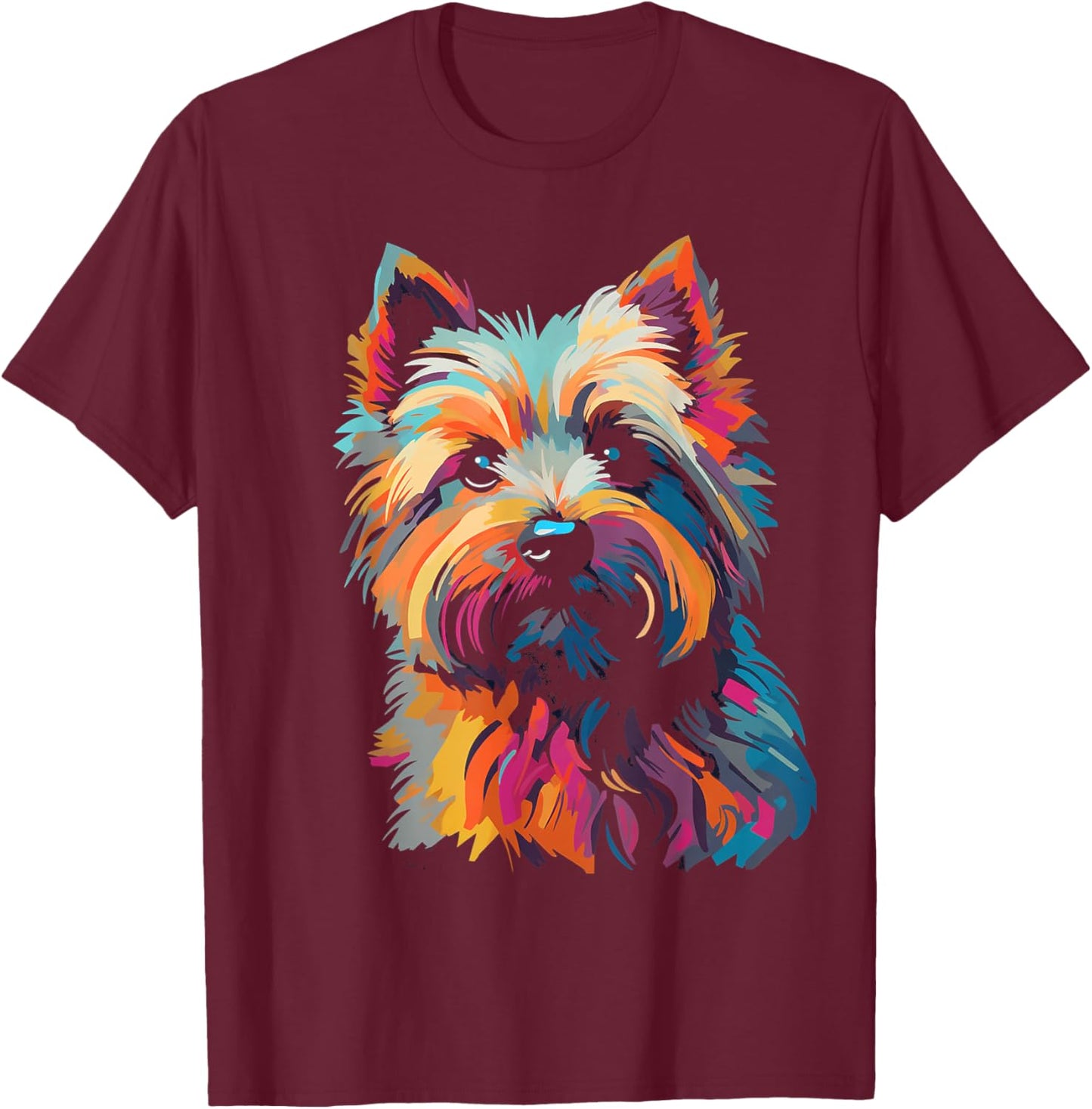 Cairn Terrier T-Shirt - T-Shirt | Maroon