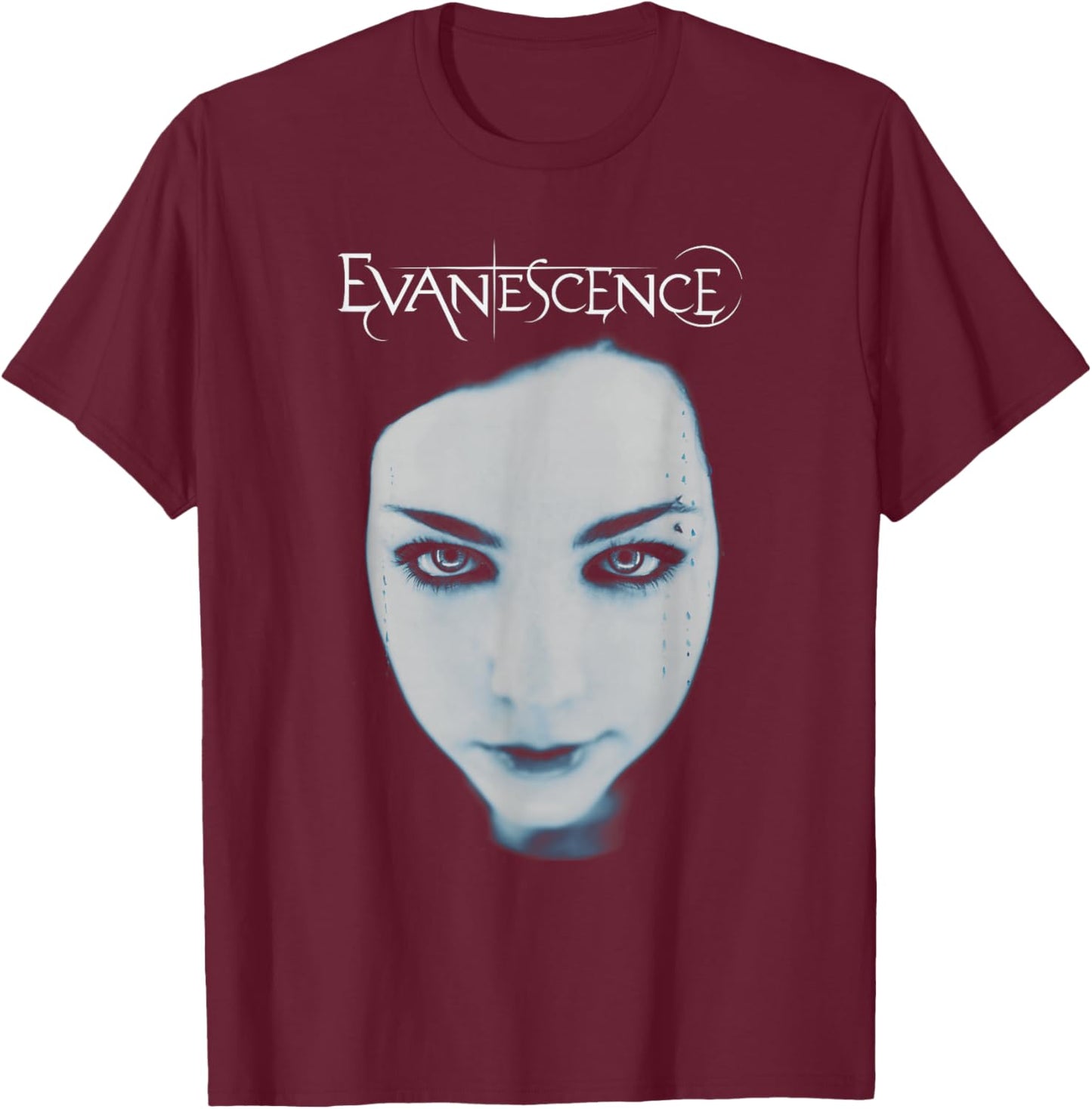 Evanescence – Fallen Navy T-Shirt - T-Shirt | Maroon