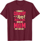 Cross Country Mom Like A Regular Mom But Cooler XC Running T-Shirt - T-Shirt | Maroon