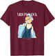 Mrs Peacock - Clue game T-Shirt - T-Shirt | Maroon