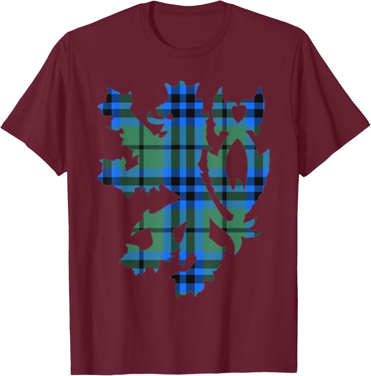Clan Falconer Tartan Scottish Family Name Scotland Pride T-Shirt - T-Shirt | Maroon