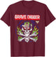 Monster Jam Grave Digger Grim Reaper T-Shirt - T-Shirt | Maroon