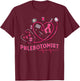Phlebotomist Heart Phlebotomy Nurse Tech Gift T-Shirt - T-Shirt | Maroon