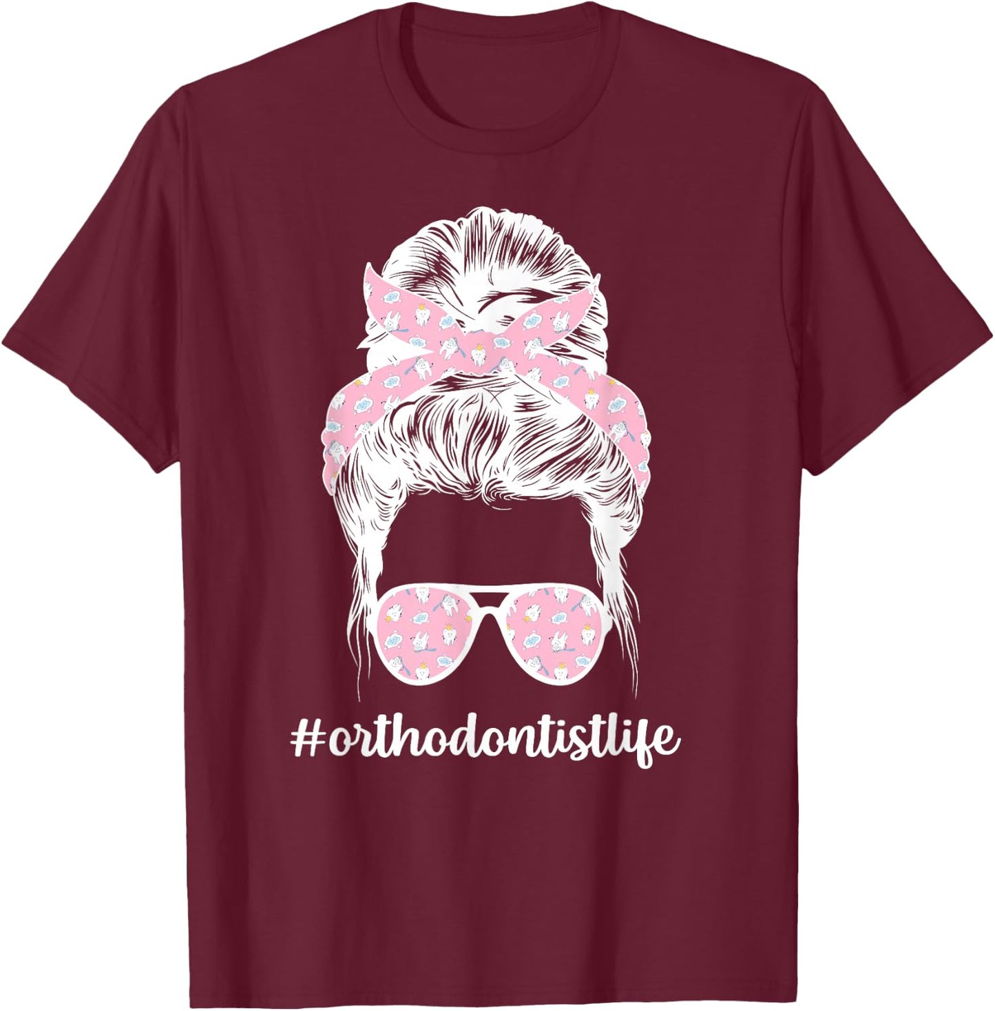 Orthodontist Life Orthodontists Orthodontics T-Shirt - T-Shirt | Maroon