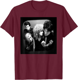 The Cramps Punk Band Photoshoot By Simon Fowler T-Shirt - T-Shirt | Maroon