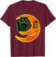 Vintage Halloween Beistle Cat on the Moon Horror Gift T-Shirt - T-Shirt | Maroon