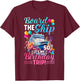 Board The Ship It's My 50th Birthday Trip Birthday Cruise T-Shirt - T-Shirt | Maroon