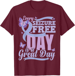 Epilepsy Awareness Quote T-Shirt - T-Shirt | Maroon