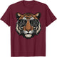 Touchdown American Football Game Day Thanksgiving Tiger Cool T-Shirt - T-Shirt | Maroon