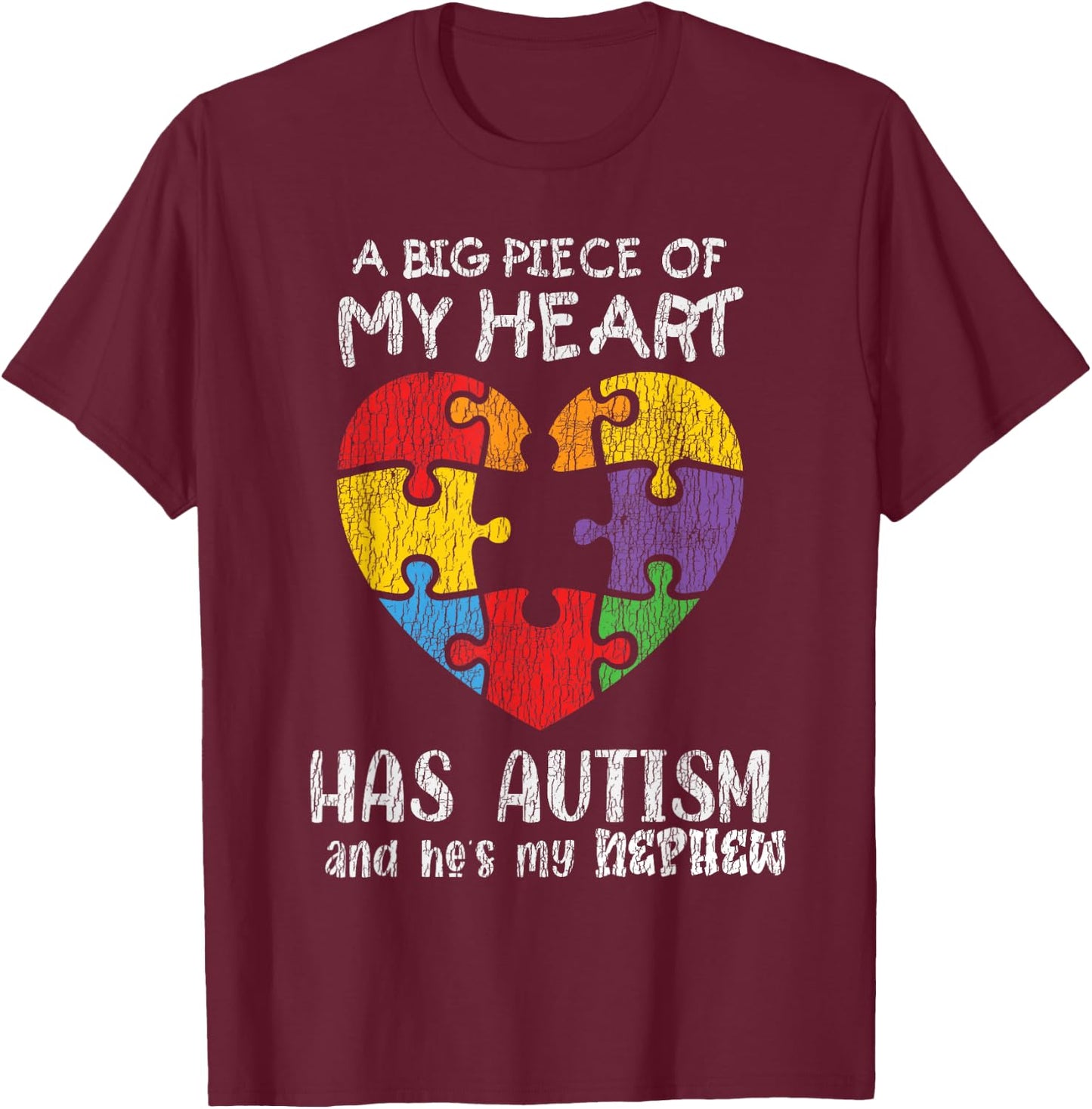 Autism Awareness Mom Parents Autistic Kids Awareness Mom T-Shirt - T-Shirt | Maroon