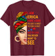 ERICA Name Surname Family Last First Name ERICA T-Shirt - T-Shirt | Maroon