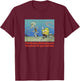 Spongebob Squarepants Spongebob Squidward Pizza T-Shirt - T-Shirt | Maroon